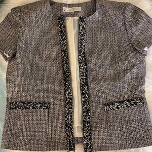 Chanel-style tweed jacket
